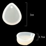 Tear Drop Pendant Silicone Jewellery Mould