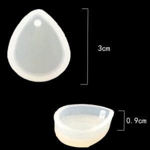 Tear Drop Pendant Silicone Jewellery Mould