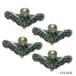 Metal Decorative Feets/ Foundations - Antique (Set of 4 pcs) (CFLEGS)
