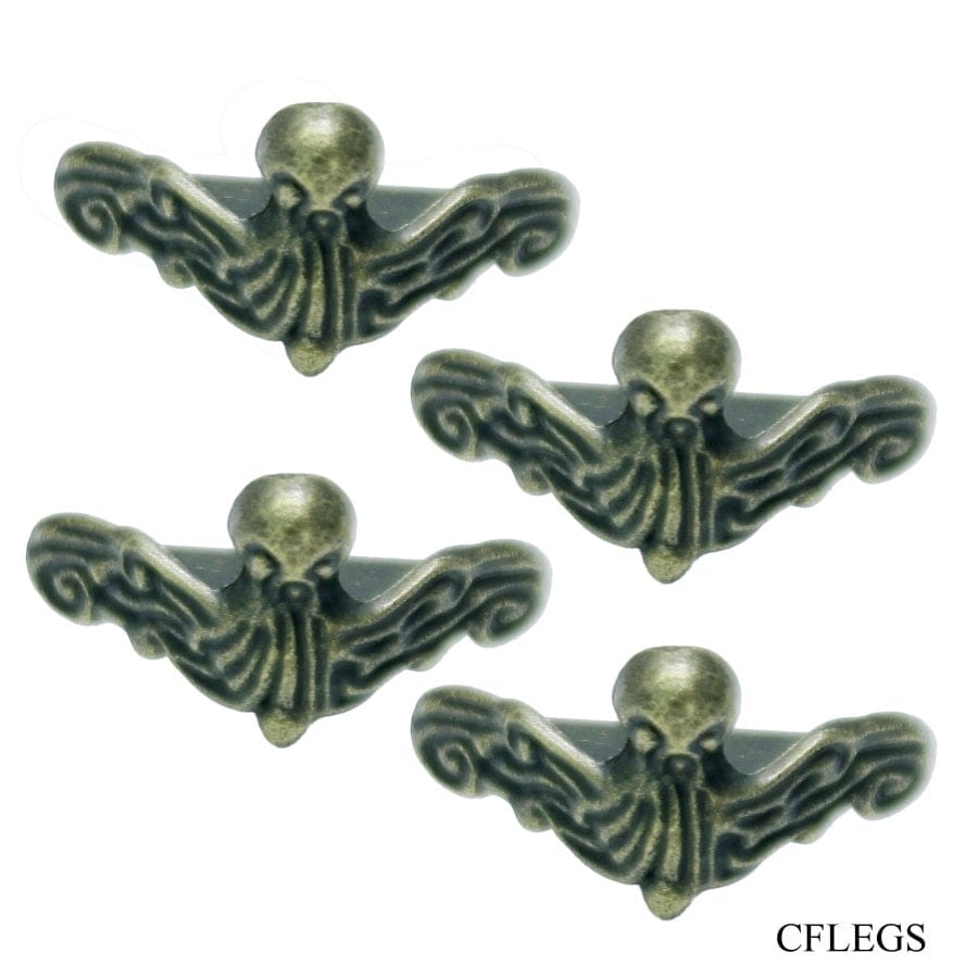 Metal Decorative Feets/ Foundations - Antique (Set of 4 pcs) (CFLEGS) CFLEGS Metal Decorative Feets/ Foundations - Antique (Set of 4 pcs) (CFLEGS)