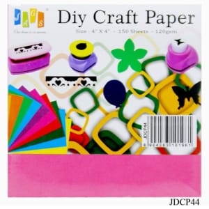 Origami Sheets - 4 by 4 inch (100 sheets)