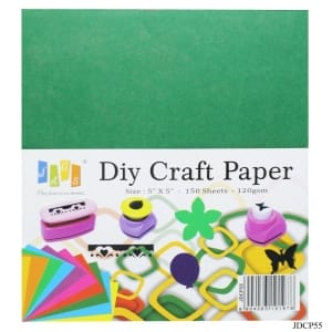 Origami Sheets - 5 by 5 inch (100 sheets)