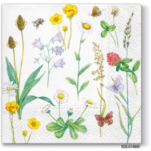 A pack of 13 by 13 inch Decpoupage Napkin Paper (SDL054800) - Set of 5 pcs