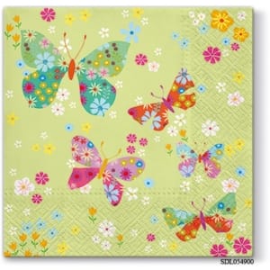 A pack of 13 by 13 inch Decpoupage Napkin Paper (SDL054900) - Set of 5 pcs