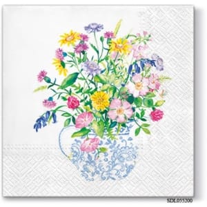 A pack of 13 by 13 inch Decpoupage Napkin Paper (SDL055200) - Set of 5 pcs