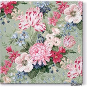 A pack of 13 by 13 inch Decpoupage Napkin Paper (SDL055500) - Set of 5 pcs