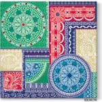 A pack of 13 by 13 inch Decpoupage Napkin Paper (SDL061200) - Set of 5 pcs