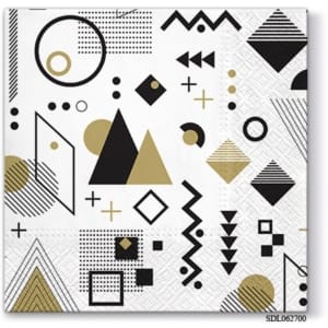 A pack of 13 by 13 inch Decpoupage Napkin Paper (SDL062700) - Set of 5 pcs