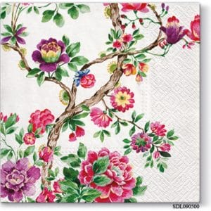 A pack of 13 by 13 inch Decpoupage Napkin Paper (SDL090500) - Set of 5 pcs