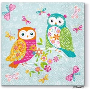 A pack of 13 by 13 inch Decpoupage Napkin Paper (SDL093200) - Set of 5 pcs