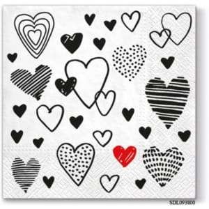 A pack of 13 by 13 inch Decpoupage Napkin Paper (SDL093800) - Set of 5 pcs