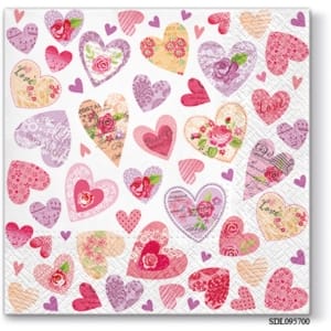 A pack of 13 by 13 inch Decpoupage Napkin Paper (SDL095700) - Set of 5 pcs