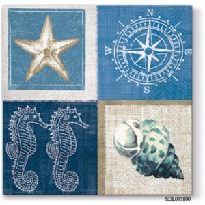 A pack of 13 by 13 inch Decpoupage Napkin Paper (SDL095800) - Set of 5 pcs