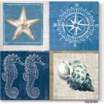 A pack of 13 by 13 inch Decpoupage Napkin Paper (SDL095800) - Set of 5 pcs