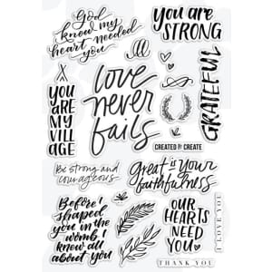 Various Sentiments Clear Stamp set (ST-365)