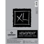 Canson XL Rough Newsprint Paper Pad 9"X12"