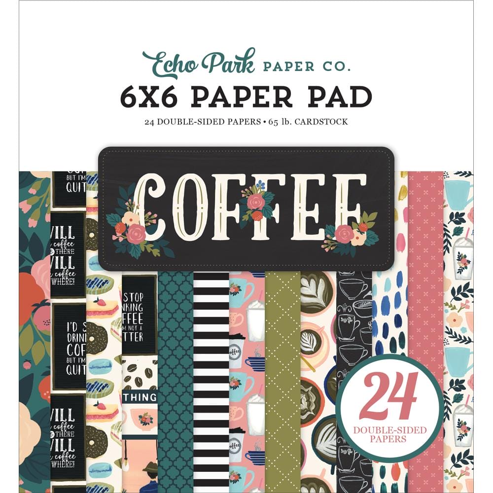 EchoPark paper pad - Coffee (6by6 inch) echo park paper pack coffee EchoPark paper pad - Coffee (6by6 inch)