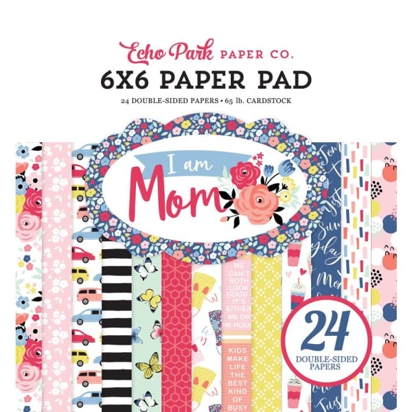EchoPark paper pad - I am Mom (6by6 inch)