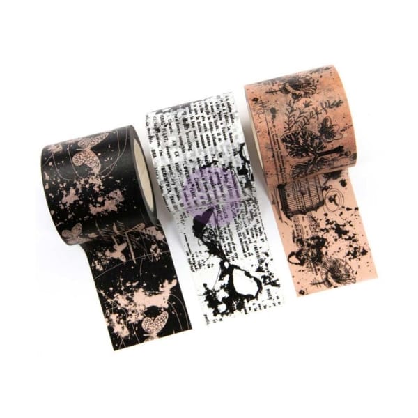 Prima Traveler's Journal Decorative Tape 3/Pkg - Butterfly Love (35mm/10 Yards Each)