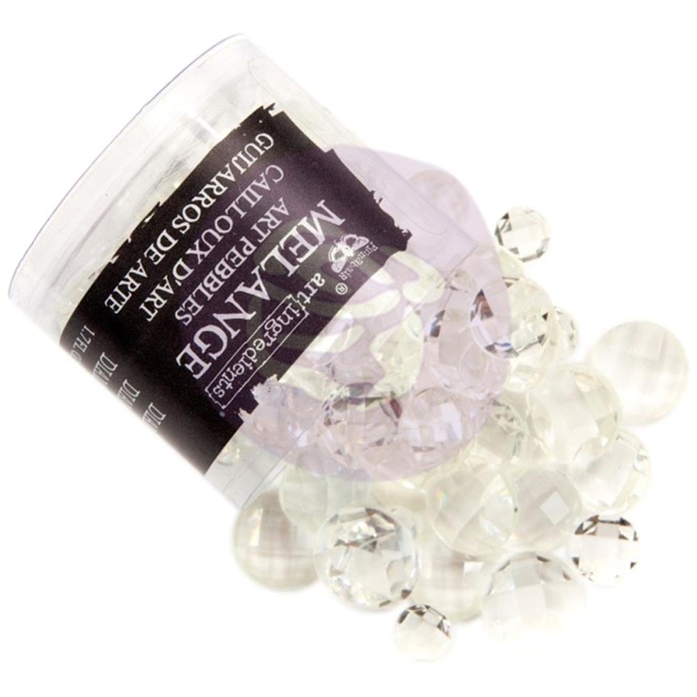 Finnabair Art Ingredients Melange Art Pebbles 110/Pkg - Diamonds prima art ingrident pebbles sugar Finnabair Art Ingredients Melange Art Pebbles 110/Pkg - Diamonds