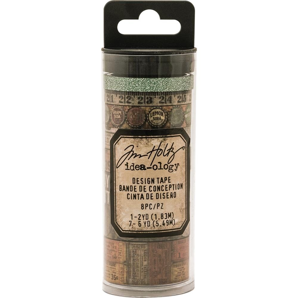 Tim Holtz ideaology Design Tape 8/Pkg - Vintage