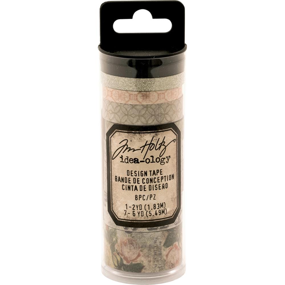 Tim Holtz ideaology Design Tape 8/Pkg - Rose timholtz Washi tape TH93354 rose Tim Holtz ideaology Design Tape 8/Pkg - Rose