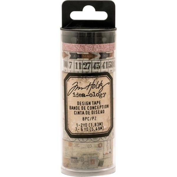 Tim Holtz ideaology Design Tape 8/Pkg - Postal