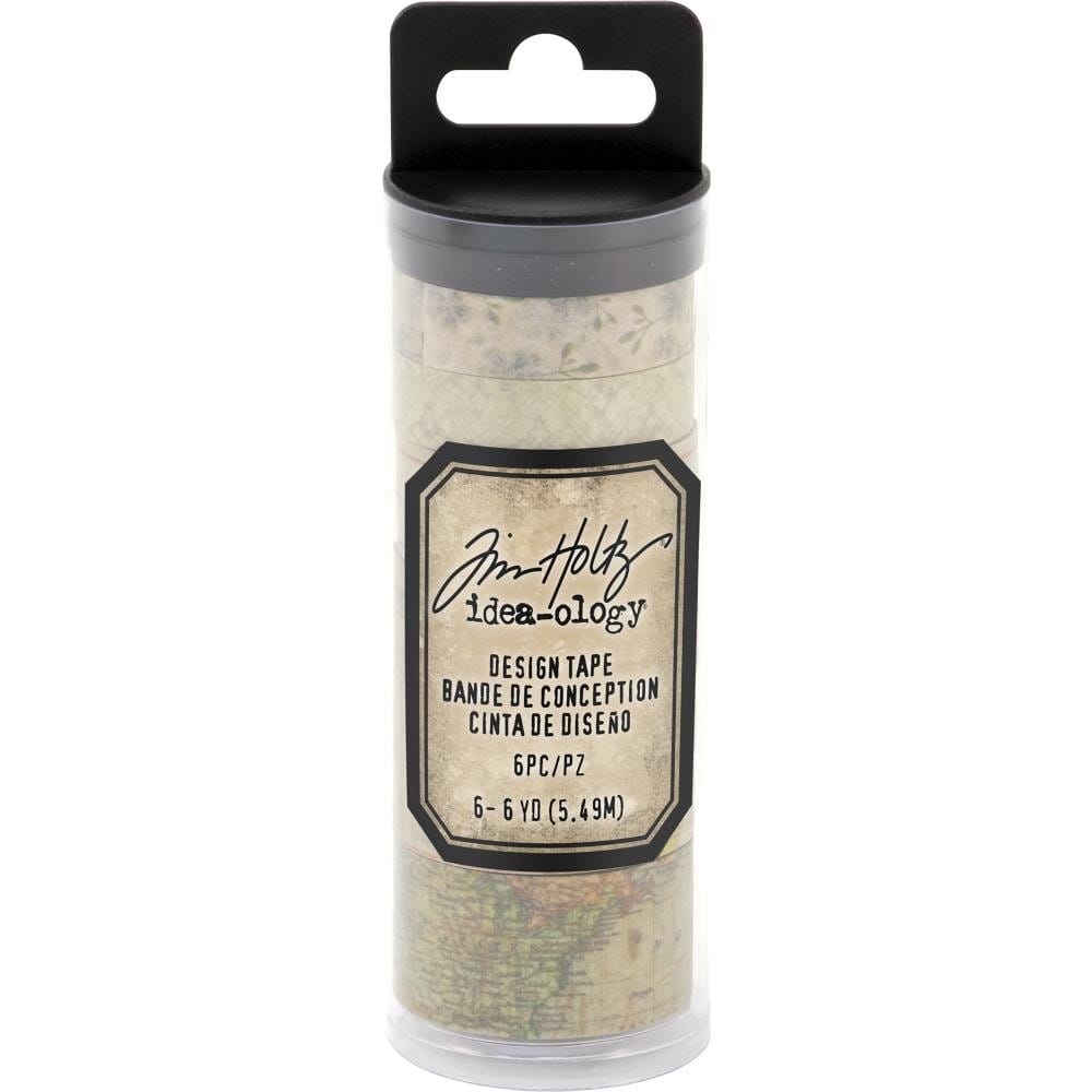 Tim Holtz ideaology Design Tape 6/Pkg - Elementary timholtz Washi tape TH93670 elementary Tim Holtz ideaology Design Tape 6/Pkg - Elementary