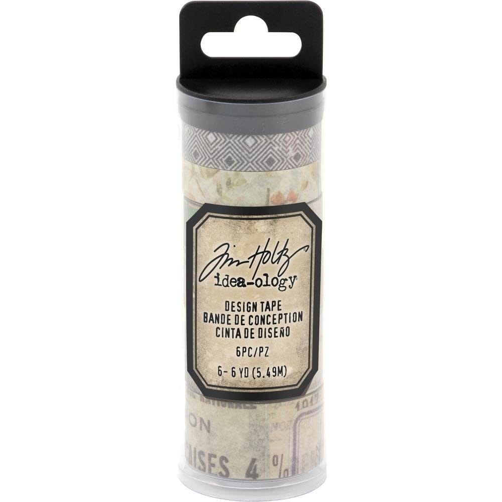 Tim Holtz ideaology Design Tape 6/Pkg - Collector timholtz Washi tape TH93674 collector Tim Holtz ideaology Design Tape 6/Pkg - Collector