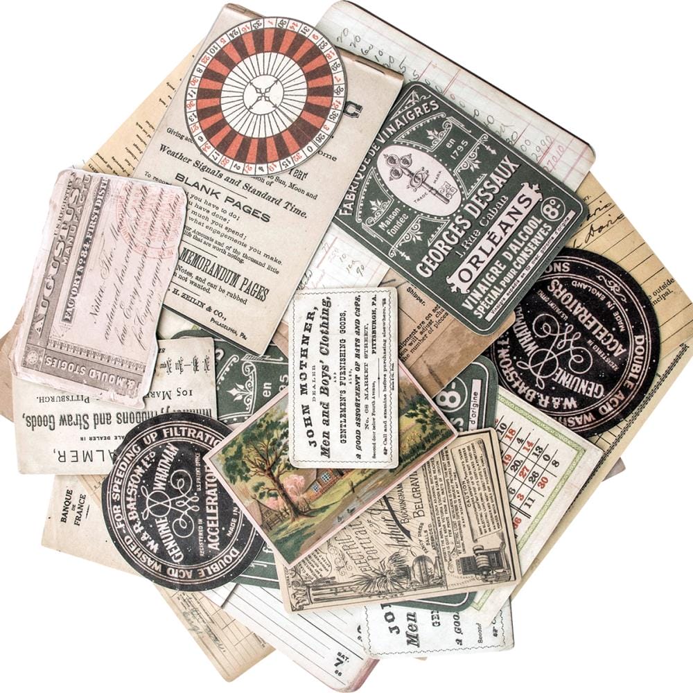 Tim Holtz Idealogy Layers Cards 33/Pkg - Collector timholtz layers card TH93553 1 Tim Holtz Idealogy Layers Cards 33/Pkg - Collector