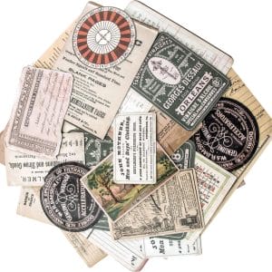 Tim Holtz Idealogy Layers Cards 33/Pkg - Collector