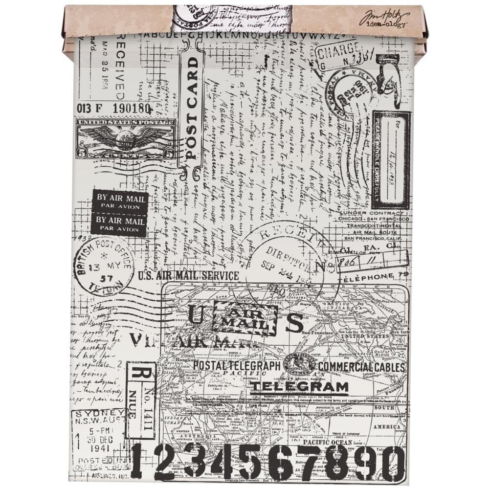 TimHoltz IdeaOlogy Tissue Wrap 12"X5yd - Postale timholtz tissue paper TH93181 postale TimHoltz IdeaOlogy Tissue Wrap 12"X5yd - Postale