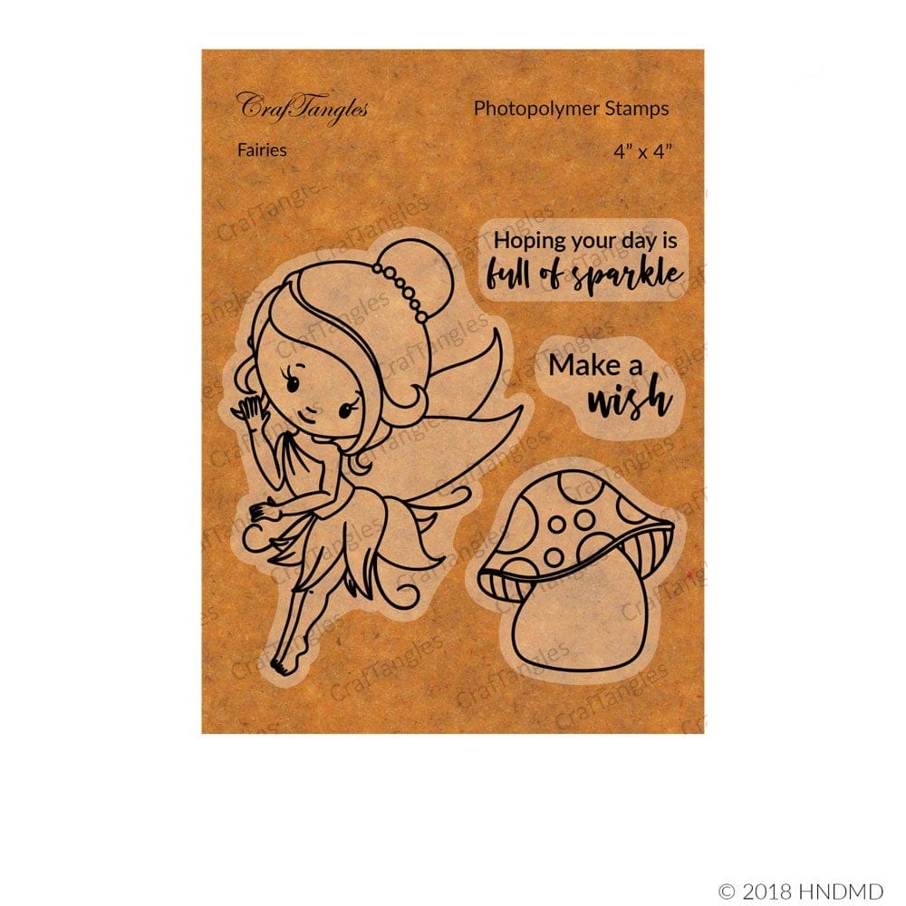 CrafTangles Photopolymer Stamps - Fairies 62 Fairies CrafTangles Photopolymer Stamps - Fairies