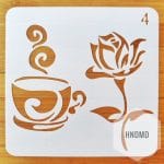 Stencil - Coffee (5 by 5 inch)