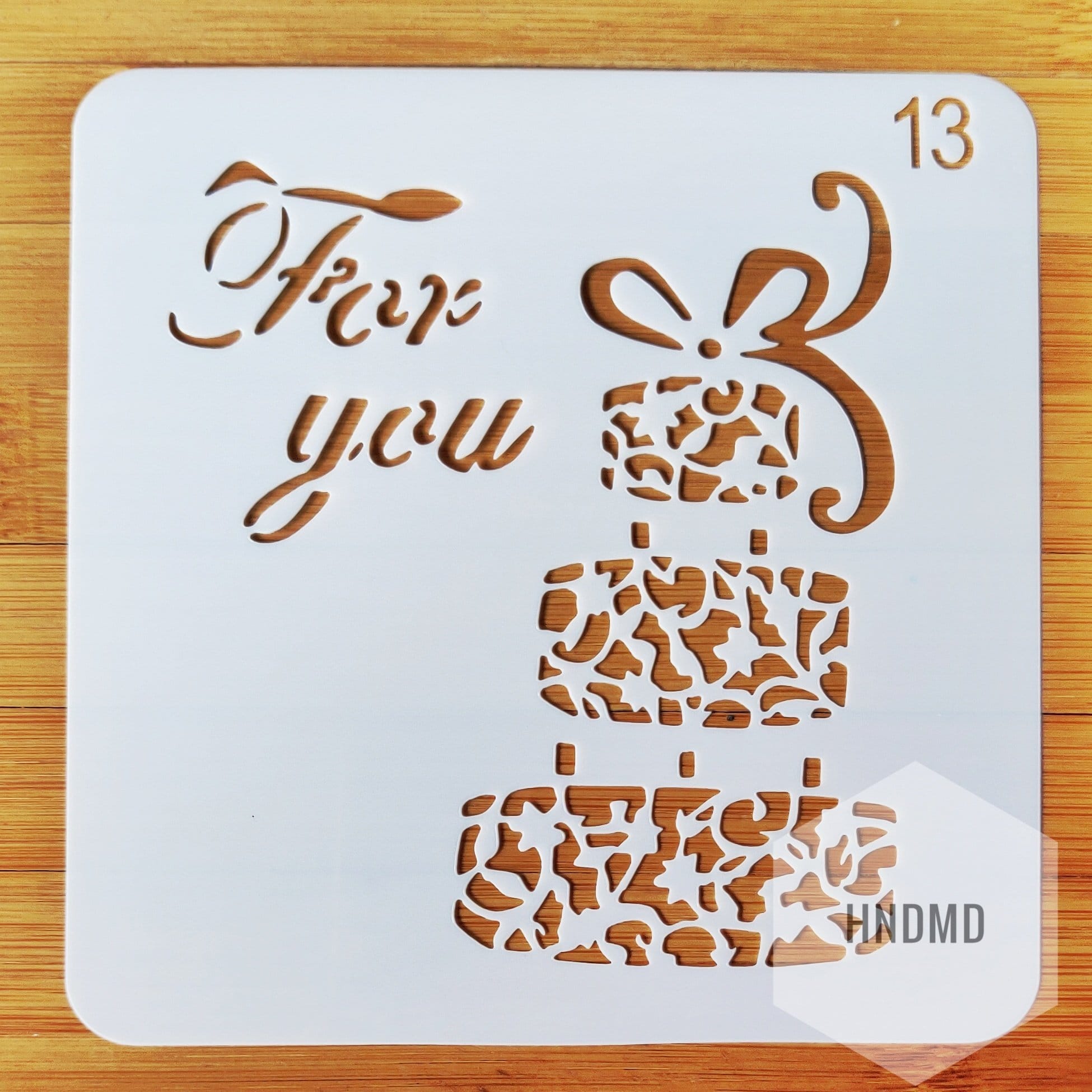 Stencil - Tiered Cake (5 by 5 inch) CHCS 99 13 stencil cake Stencil - Tiered Cake (5 by 5 inch)