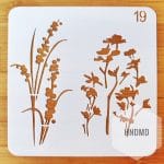 Stencil - Florals (5 by 5 inch)