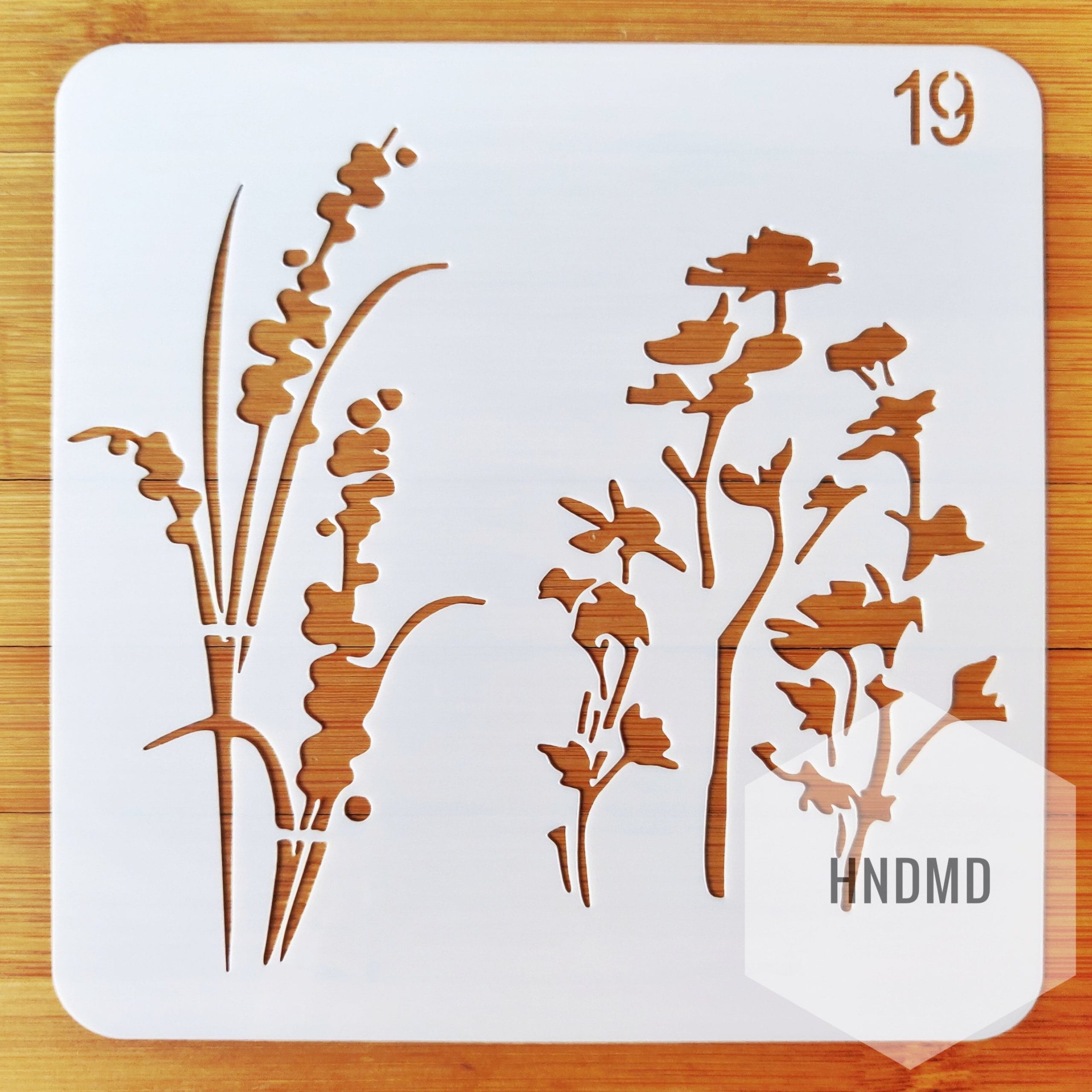 Stencil - Florals (5 by 5 inch) CHCS 99 19 stencil flower scaled Stencil - Florals (5 by 5 inch)