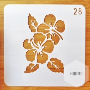 Stencil - Flower (5 by 5 inch)