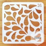 Stencil - Paisley (5 by 5 inch) (CHCS-99-36)