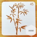 Stencil - Bamboo (5 by 5 inch)