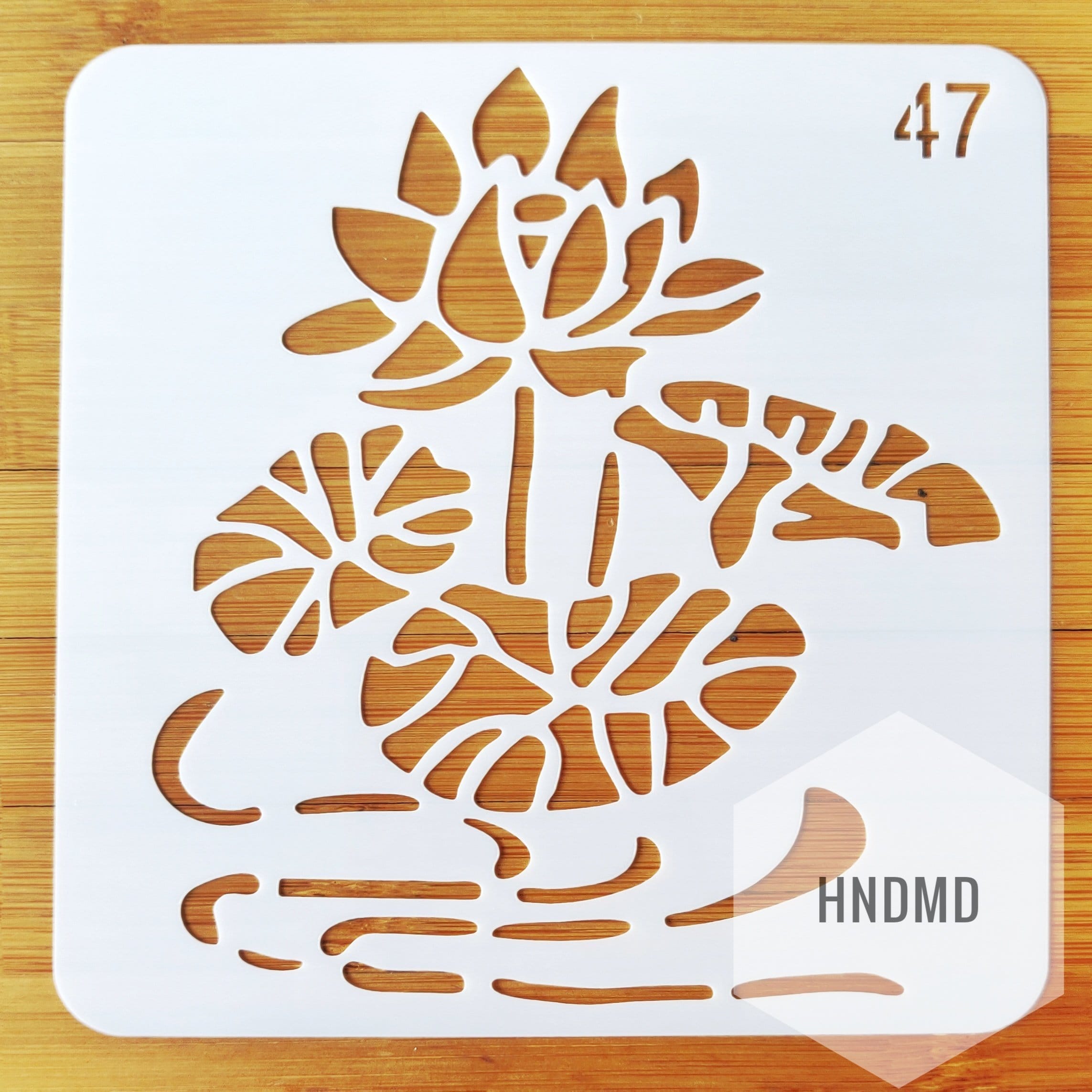 Stencil - Lotus (5 by 5 inch) CHCS 99 47 stencil lotus Stencil - Lotus (5 by 5 inch)