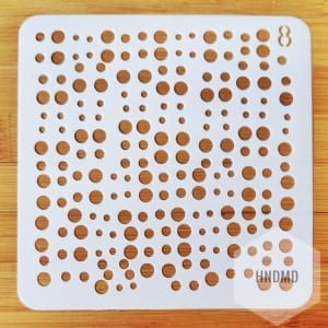 Stencil - Dots Galore (5 by 5 inch)