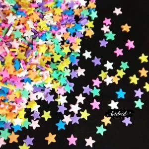 Shaker Elements or Clay Sprinkles - Colourful Stars