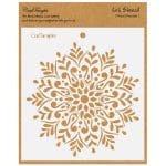 CrafTangles 6"x6" Stencil - Floral Mandala