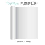 CrafTangles non tearable paper sheets (110 gsm) (Set of 2 sheets) - 21 by 28 inch