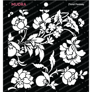 Mudra Stencils - Floral Fantasy