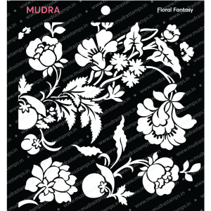 Mudra Stencils - Floral Fantasy