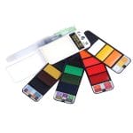 Hakims Watercolors  travelling Pan (Set of 18)