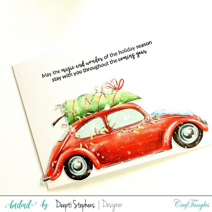 CrafTangles Photopolymer Stamps - Happy Holidays Happy Holidays Stamp 1 Happy_Holidays_Stamp_1