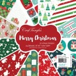 CrafTangles Scrapbook Paper Pack - Merry Christmas (6"x6")